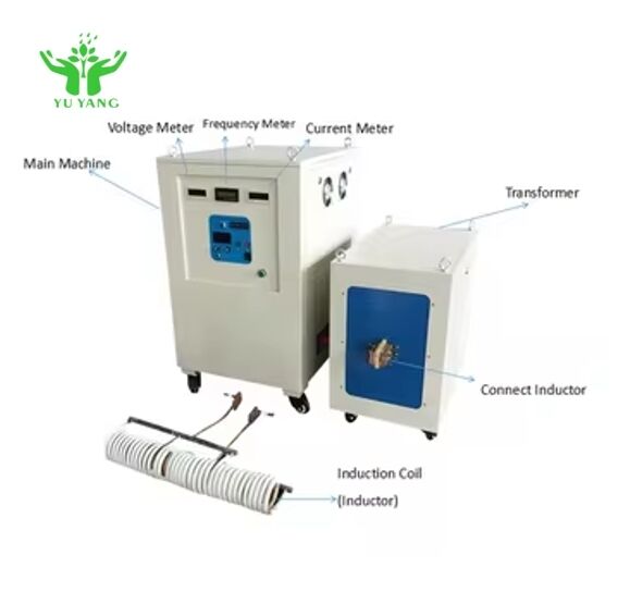Aquecedor de Indução com Componentes Principais de PLC de Alta Eficiência para Processamento de Metais de Aço, Cobre, Latão e Alumínio para Uso Industrial