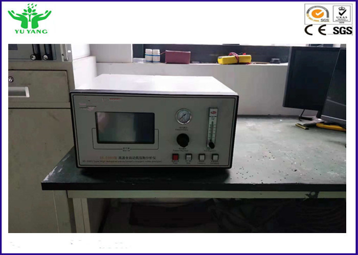 C.A. de alta temperatura 220V 50 do equipamento de testes do índice do oxigênio do ISO 4589-3/60Hz 2A