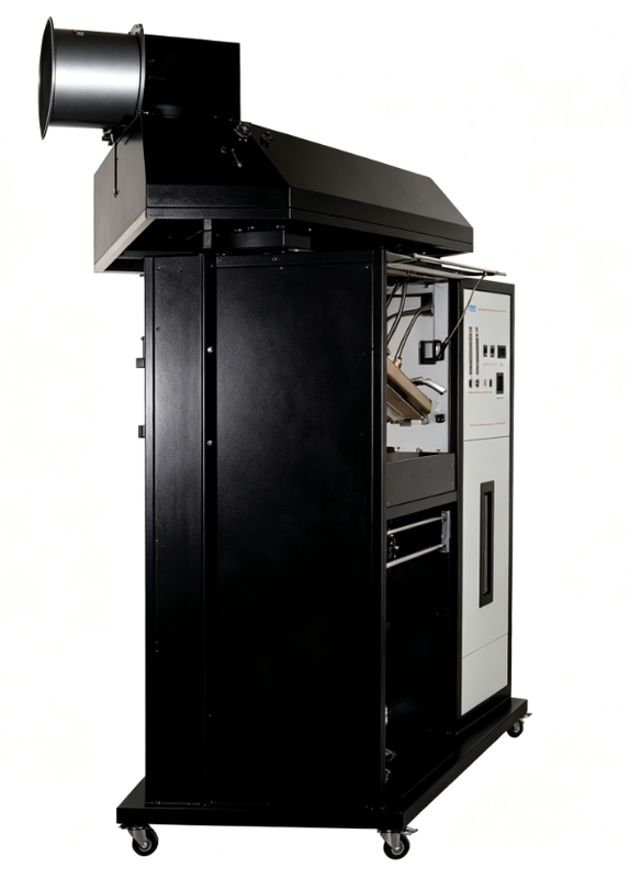 Testador de Fluxo Radiante Crítico em Conformidade com ISO9239 com Potência Total de 2KW e Painel Radiante de 300mm × 450mm para Teste de Fluxo de Calor em Pisos