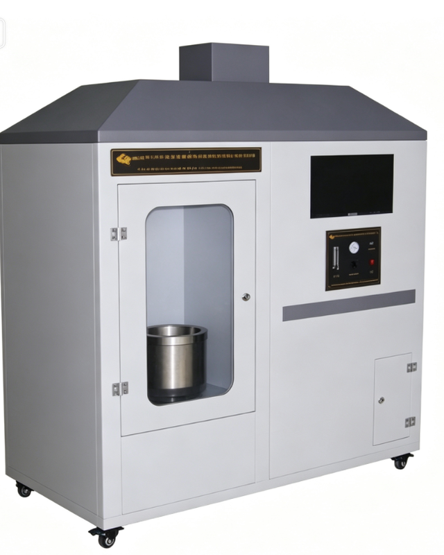 Teste de inflamabilidade UL94 com temperatura de ensaio de 0 ∼ 500 °C, fluxo de ar ajustável e precisão de temperatura de ± 1 °C para materiais electrónicos de borracha de plástico