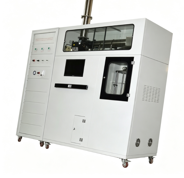 Calorímetro de Cone Padrão ISO 5660 para Teste de Inflamabilidade com Intensidade de Radiação de 100 kW/m² e Balança Eletrônica de Alta Precisão