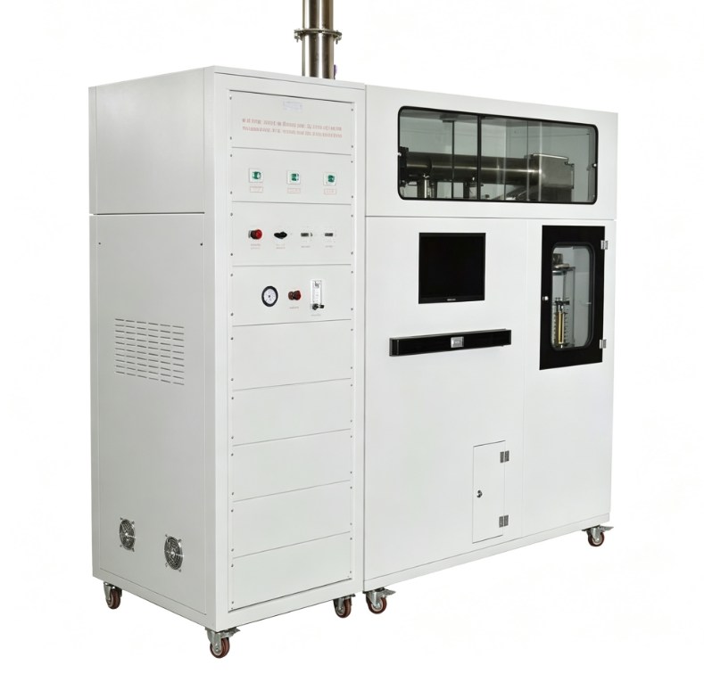Calorímetro de Cone Padrão ISO 5660 para Teste de Inflamabilidade com Intensidade de Radiação de 100 kW/m² e Balança Eletrônica de Alta Precisão