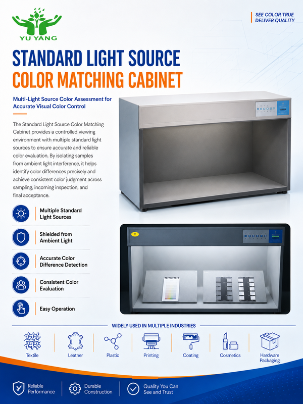 5 Gabinete de avaliação de cores claras Standard Light Booth para inspeção de correspondência de cores