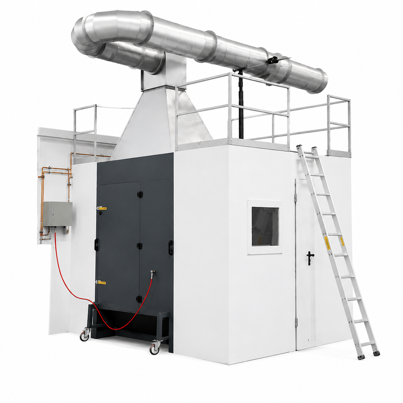 Máquina de Teste de Resistência ao Fogo de Materiais de Construção Testador de Item Único em Chamas com Sistema de Aquisição de Dados