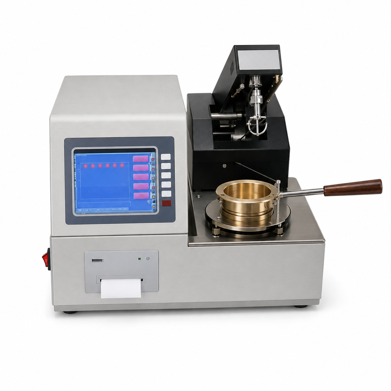 ASTM D92 Automático Cleveland Cup Open Flash Point Tester Equipamento de Análise de Óleo de Lubrificante de Petróleo Instrumento de Laboratório