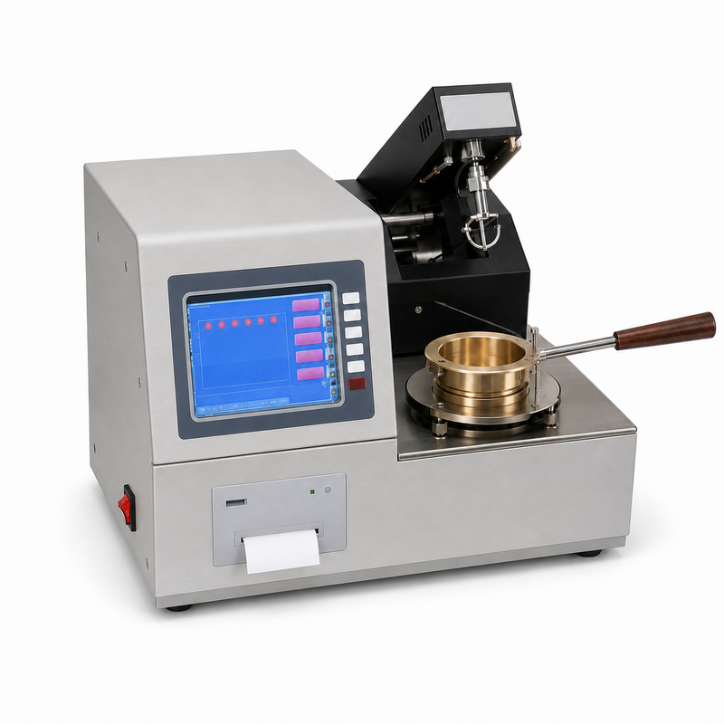 ASTM D92 Automático Cleveland Cup Open Flash Point Tester Equipamento de Análise de Óleo de Lubrificante de Petróleo Instrumento de Laboratório