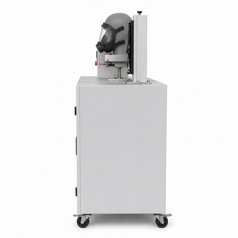 Equipamento de Teste de Resistência à Chama para Arnês de Máscara Facial Completa EN 136, Máquina de Teste à Prova de Fogo para Laboratório