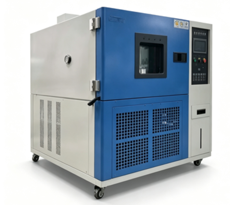 Câmara de Teste de Choque Térmico YYE-010 com Controle PID SSR, Aço Inoxidável SUS#304 e Controlador TEMI 880 para Peças Eletrônicas e Automotivas