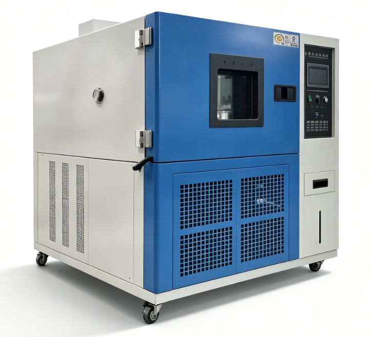 YYE-010 Teste de choque térmico com câmara de ensaio ambiental de aço inoxidável de controlo PID/SSR e ecrã LCD táctil