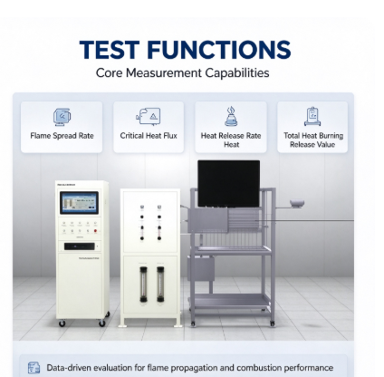 IMO Standard Spread of Flame Test Apparatus Vertical Specimen Flame Propagation Testing Machine for Marine Materials