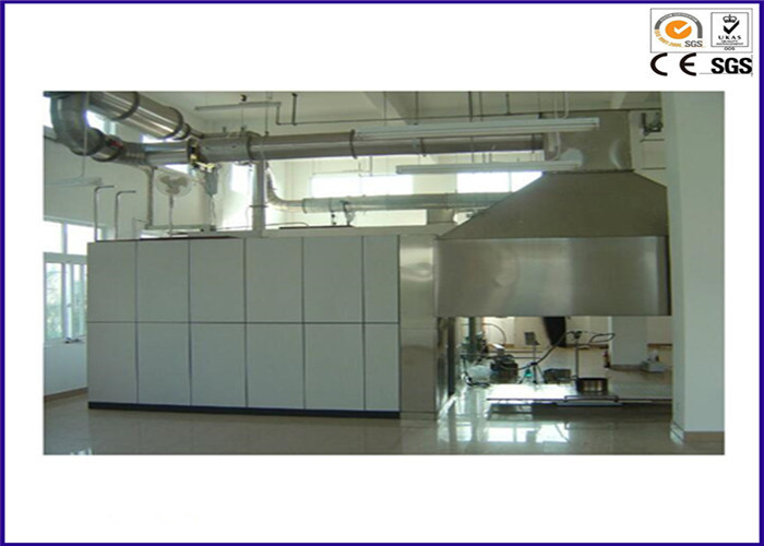 0-5 verificador de canto do fogo do grau ISO9705 EN14390 para a sala material à prova de fogo