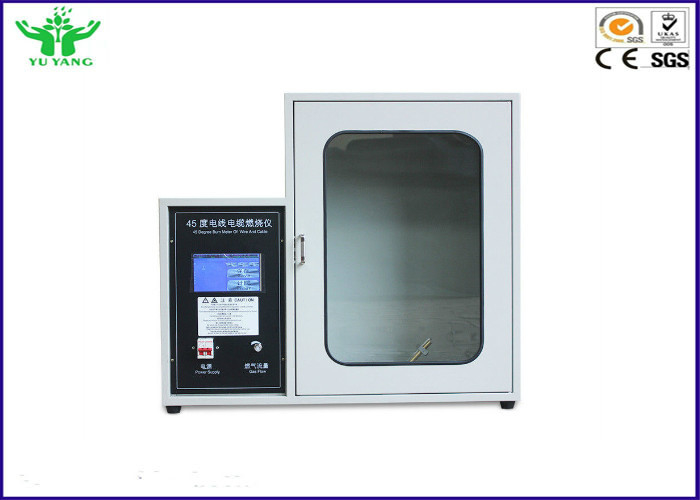 Máquina de testes da inflamabilidade do núcleo do ISO 6722-1 única para a chama do cabo - desempenho retardador