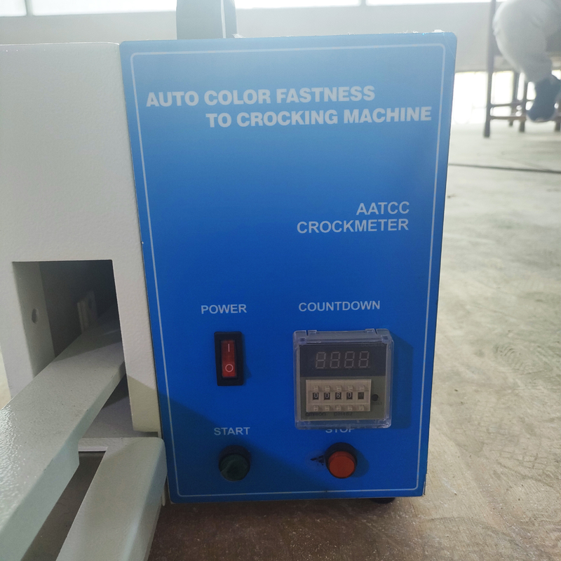 Rapidez de cor Crockmeter eletrônico 60 tempos Min Auto Abrasion Tester