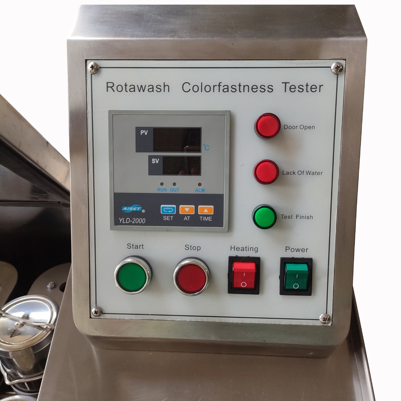 Cor de lavagem de Rotawash do verificador da rapidez do controle do tela táctil de AATCC