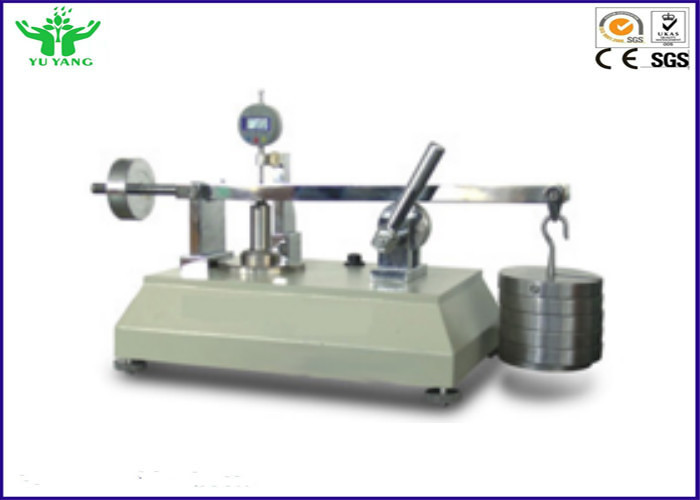Equipamento de testes de matéria têxtil do ISO 9863-1/verificador espessura do geotêxtil para o laboratório