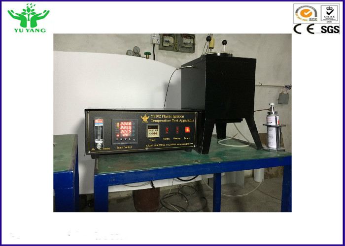 Verificador da temperatura de ignição do plástico do ISO 871 do equipamento de testes do fogo do laboratório