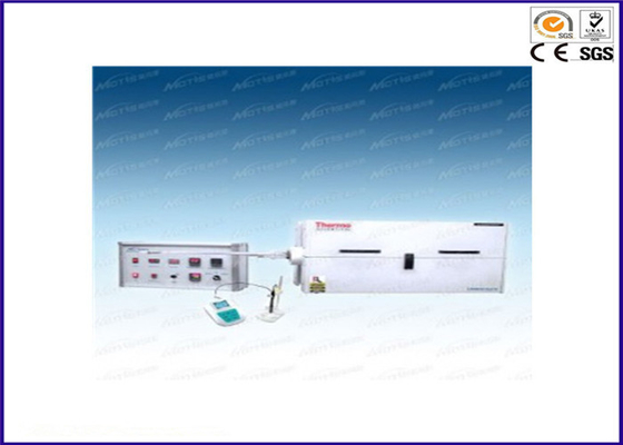 Fácil opere a fornalha de tubo do gás ácido do halogênio do equipamento de testes do fio para o cabo
