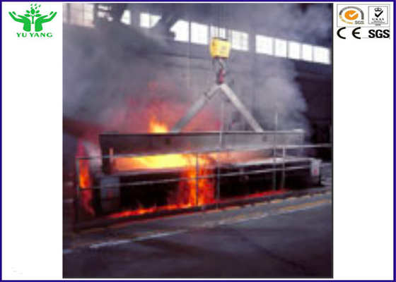 Equipamento de testes ardente das características da superfície de materiais de construção do laboratório UL723 ASTM E84