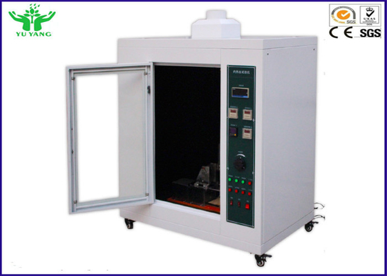 × 1100 do × 800 do uso do laboratório do equipamento de testes da inflamabilidade do fio do fulgor bonde 1350mm