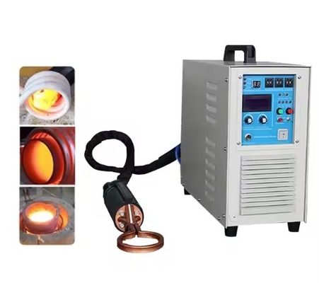 Aquecedor por indução de 25 kW para e conexões de longa duração de tubos de cobre e latão em fábricas de ar condicionado