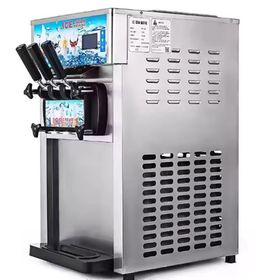 220v Máquina de sorvetes de pequeno porte de aço inox
