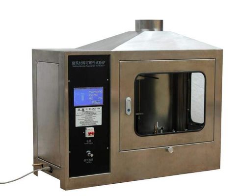 EN ISO 11925-2 Equipamento de ensaio de inflamabilidade compatível com a norma para classificação de estruturas de edifícios