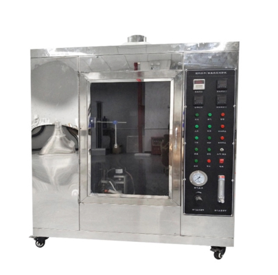 UL94 Equipamento de ensaio de inflamabilidade Câmara de chama horizontal e vertical para materiais plásticos em dispositivos eléctricos de consumo