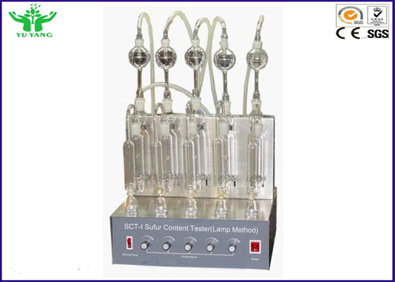 Método da lâmpada do verificador do índice de enxofre da gasolina e do querosene do equipamento da análise do óleo de ASTM D1266