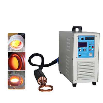 Máquina de Aquecimento por Indução de Alta Frequência de 15KW Nova Fábrica de Fabricação de Soldagem de Tubos de Cobre de Metal Fio Construção Motor Motor